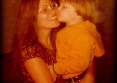 1972 Laura and son Dustin.